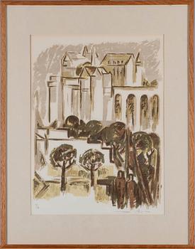 TUULIKKI PIETILÄ, träsnitt, signerad och daterad 1963, numrerad 13/39.