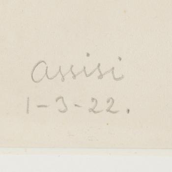 JOHN JON-AND, blandteknik, monogramsignerad och daterad 1-3-22.