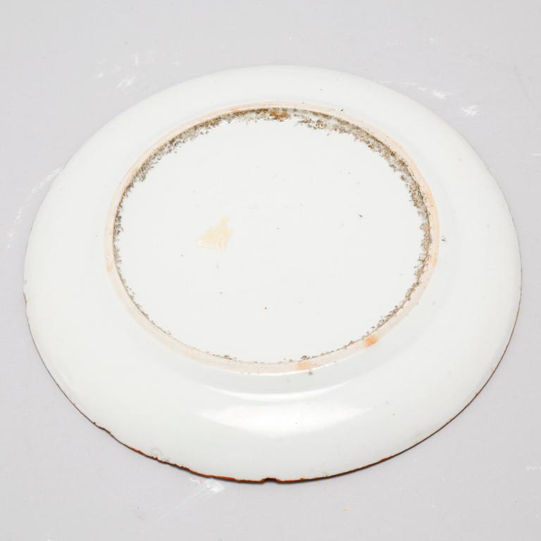 Seven porcelain plates from China, late 19th/early 20th century.