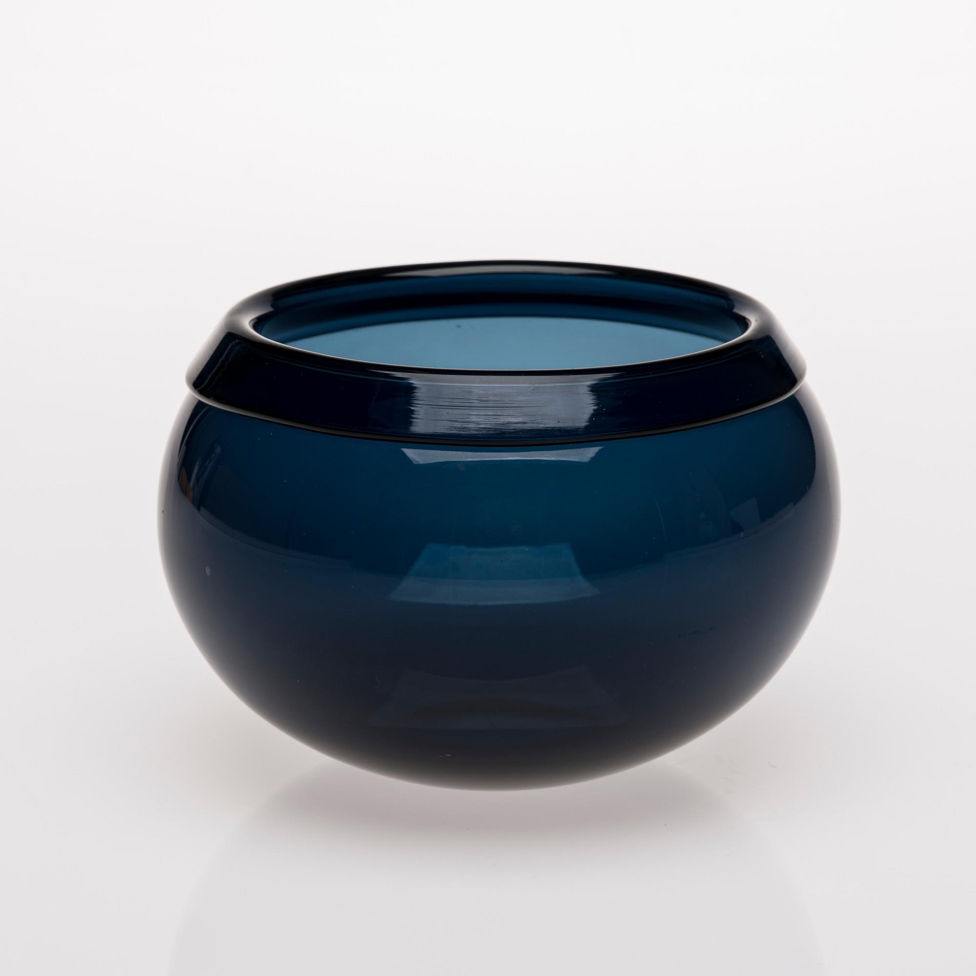 SKÅL, glas, "Pantareuna" signerad Timo Sarpaneva - 302. Iittala. 1950-talets slut.