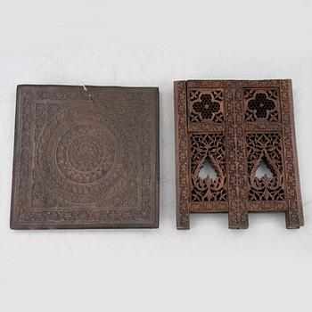 An Anglo-Indian hardwood folding Table, North India, circa 1880. .