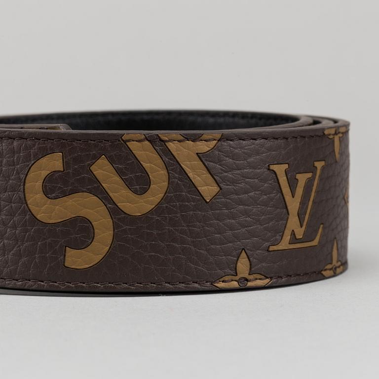 Belt "Supreme", LV Initiales", 40 mm, for Louis Vuitton.