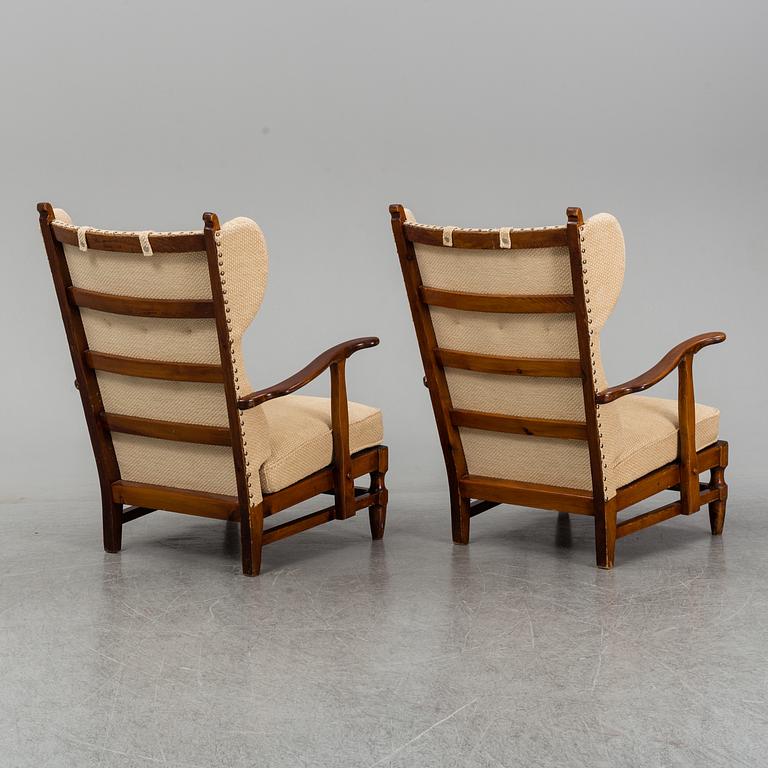 FÅTÖLJER, ett par, Swedish Modern, Göperts, 1940-tal.