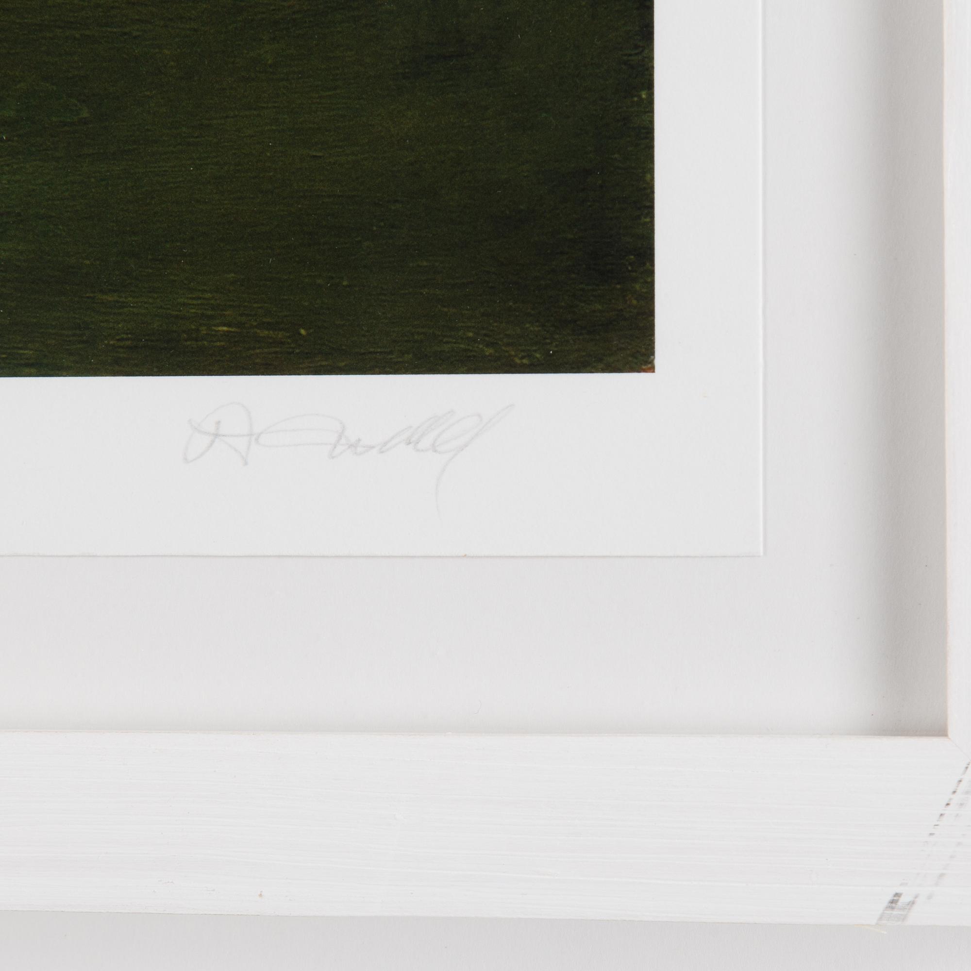 ANDERS UDD, gliceetryck, signerad 4/50.