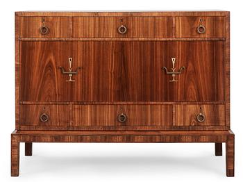 A chest of drawers attributed to Axel Einar Hjorth, executed by Hjalmar Wikström, Stockholm 1920's-30's.