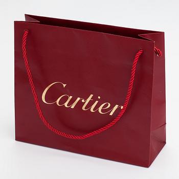 Cartier, Korvakorupari "Habana", 18K valkokultaa, briljanttihiottuja timantteja n. 11.22 ct yht. Merkitty Cartier 842920.