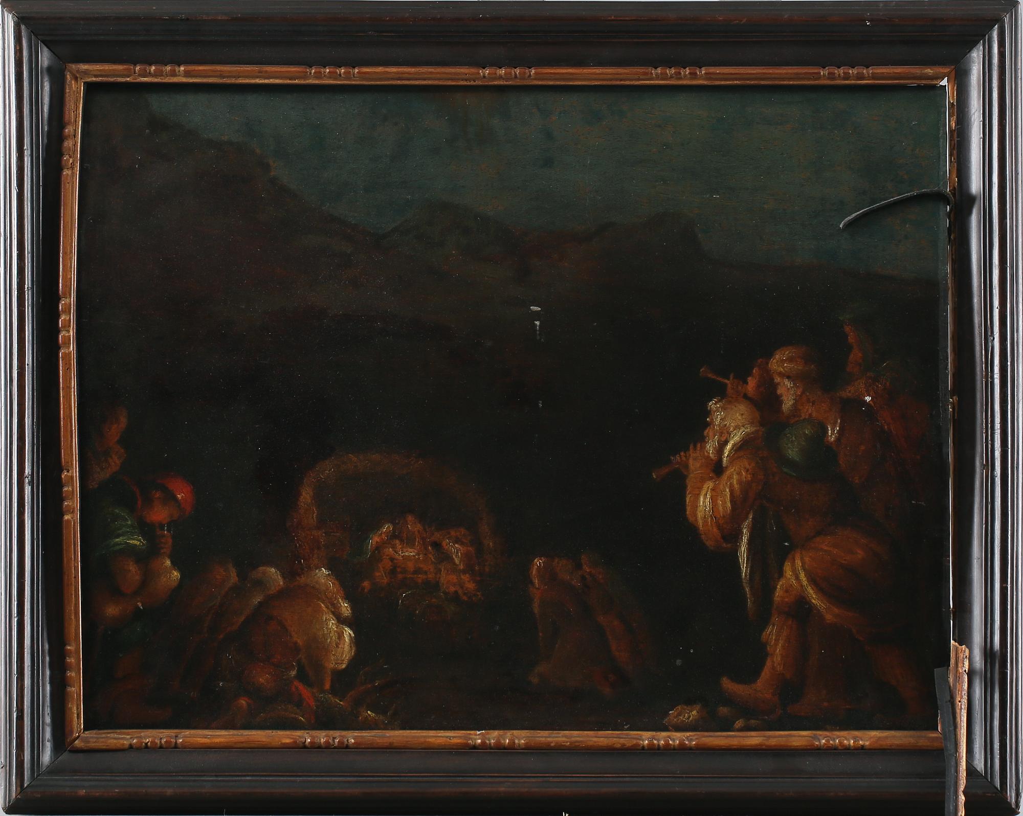 FLAMLÄNDSK SKOLA 1600/1700-TAL, olja på pannå, ej signerad.