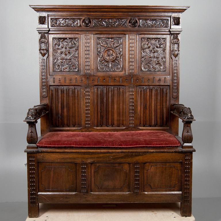 PENKKI / SOHVA, renessanssityylinen, Saksa 1800-luvun loppu.