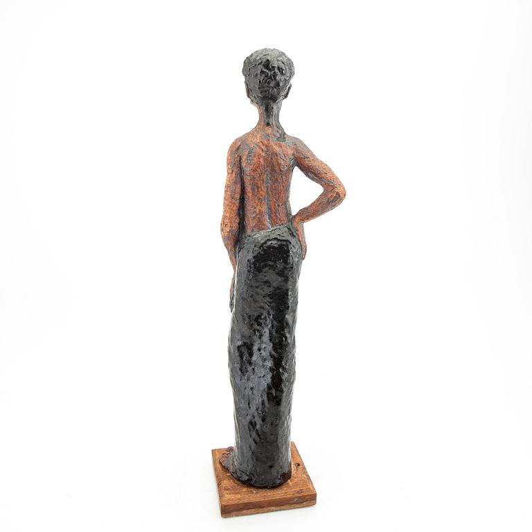 Rolf Palm,  a signed and dated sculpture 1955 glazed stoneware.