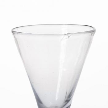 Two Swedish 18th century glasses.