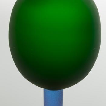 Oiva Toikka, karaffer, 3 st  "Oz" Pro Arte, signerad Oiva Toikka, Nuutajärvi. I produktion 1995-1996.