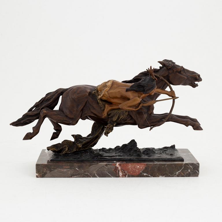 Skulptur, brons, Franz Bergman, Österrike, 1900-talets första hälft.