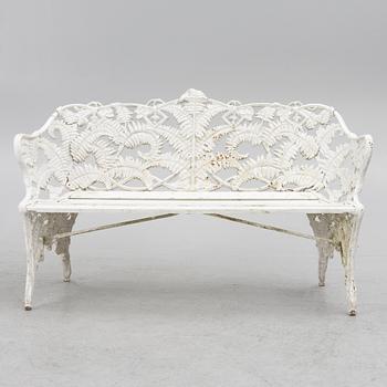 A garden bench, Aggenberg, Stockholm, Sweden, first half of the 20th century.