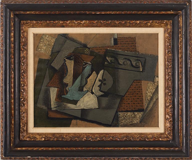 Georges Braque, "As de trèfles et verre".