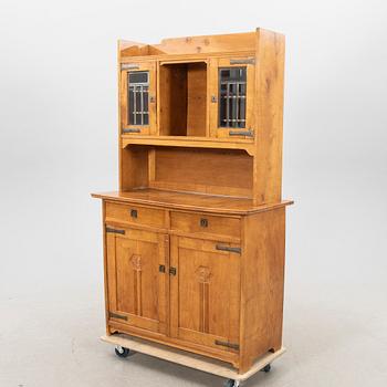 An art noveau oak cabinet, early 20th Century.