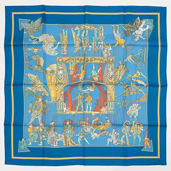 Hermès, scarf, "Le Temps des Marionettes".