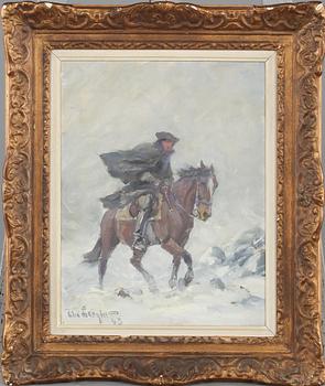 ALEXANDER LANGLET, olja på duk, signerad.