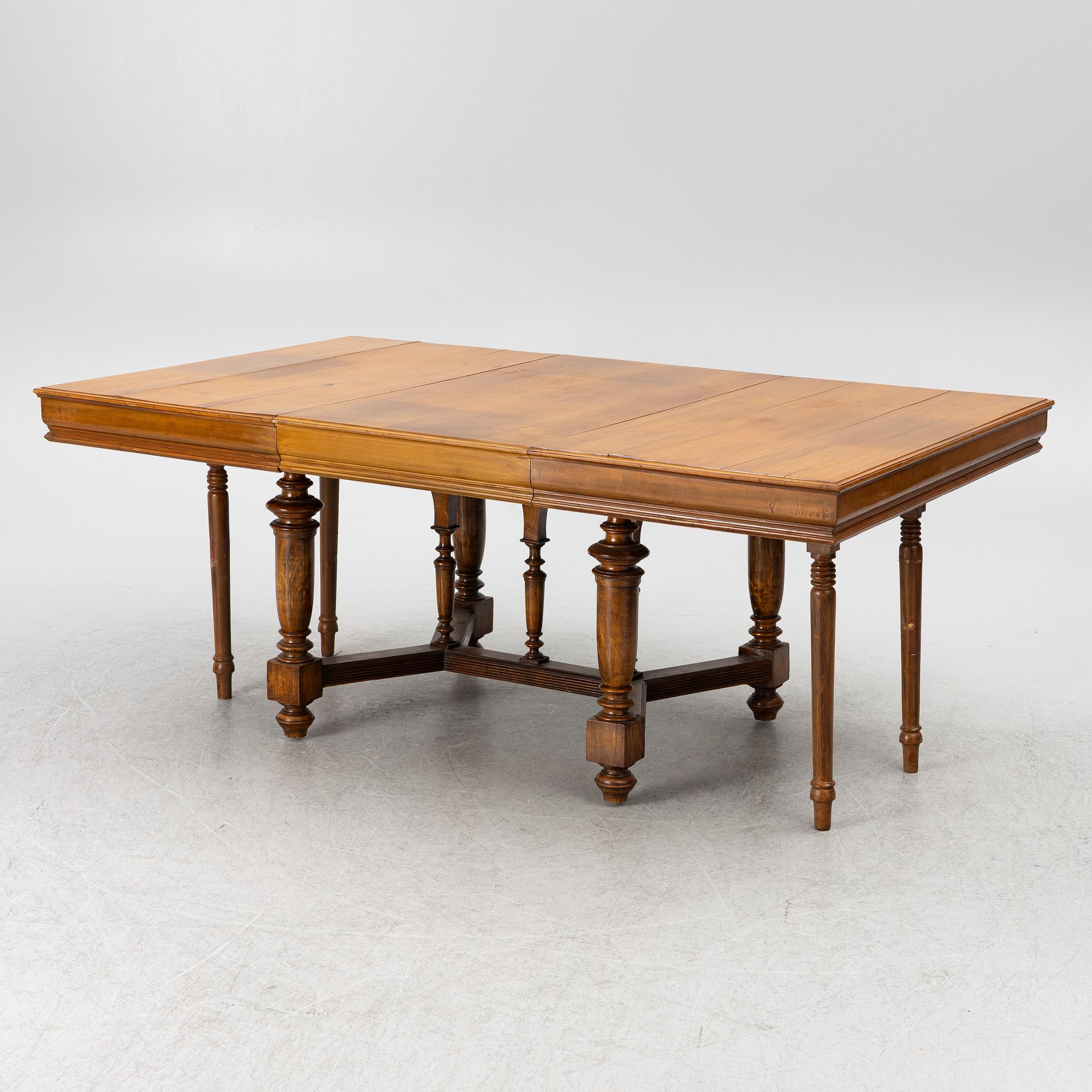 Matbord, barockstil, 1800-talets andra hälft.