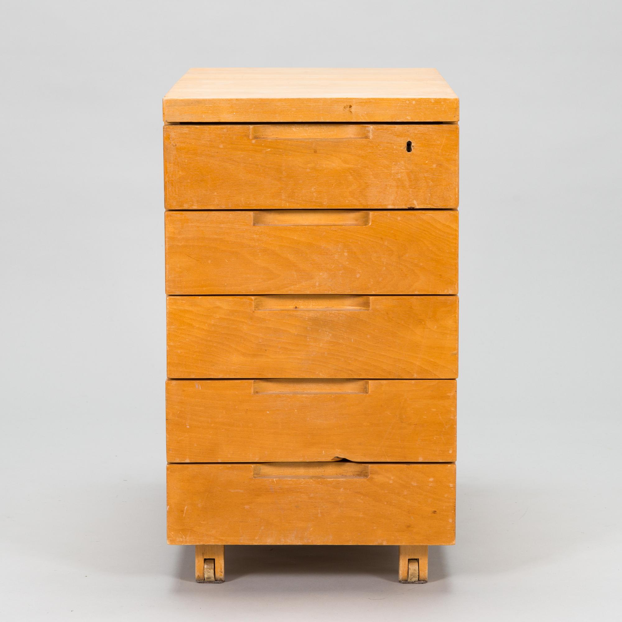 Alvar Aalto, laatikosto, malli B96, O.Y. Huonekalu-ja Rakennustyötehdas A.B.