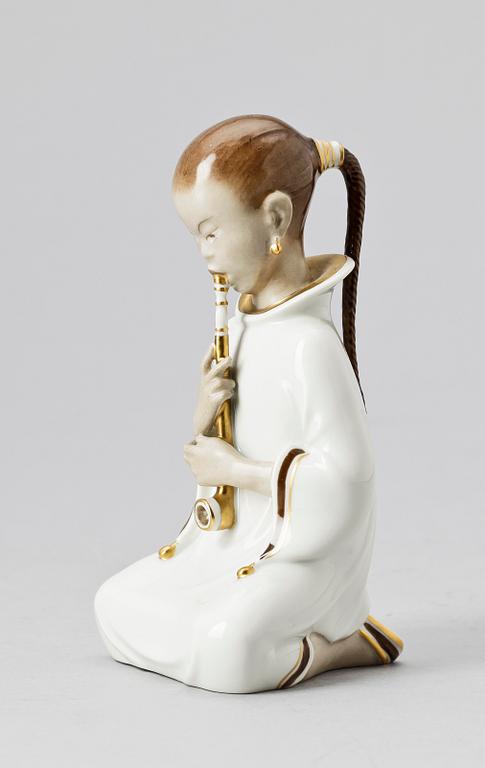 FIGURIN, porslin, Arno Malinowski, Royal Copenhagen.