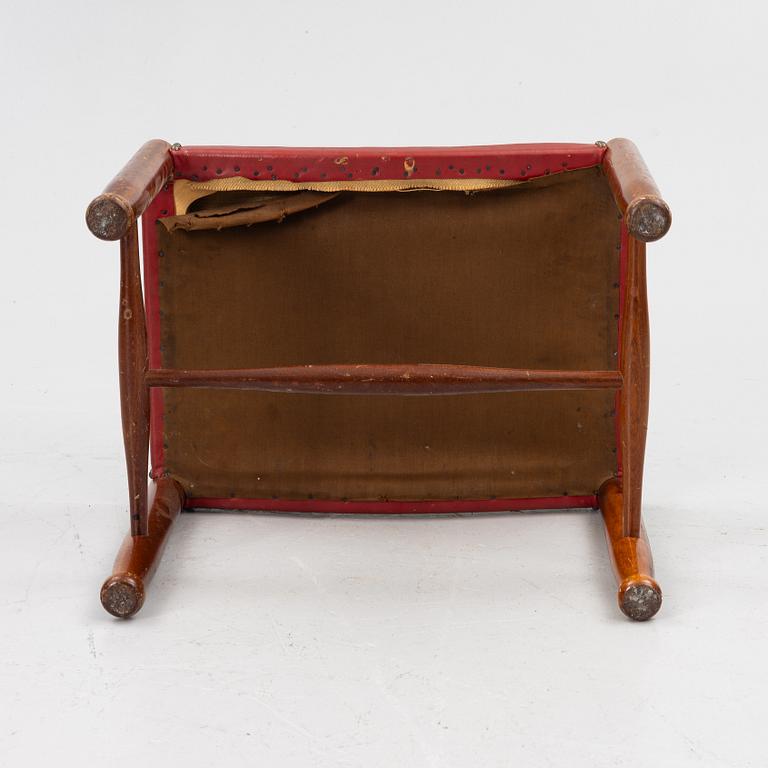 Josef Frank, a model 686 stool, Svenskt Tenn.