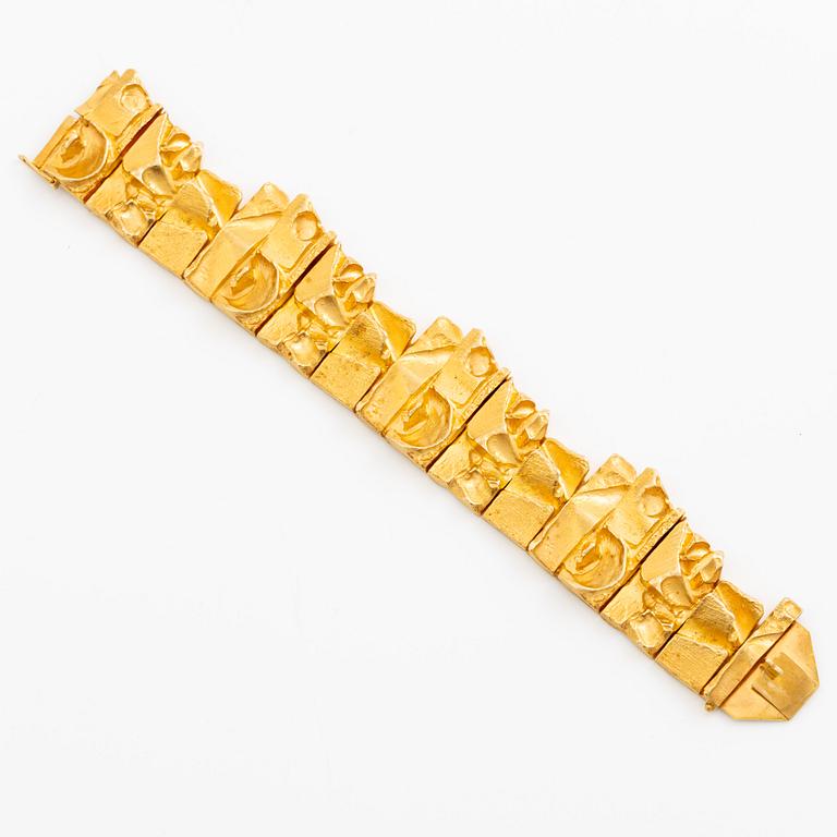 A Björn Weckström bracelet 18K gold "Tenochtitlan", for Lapponia.