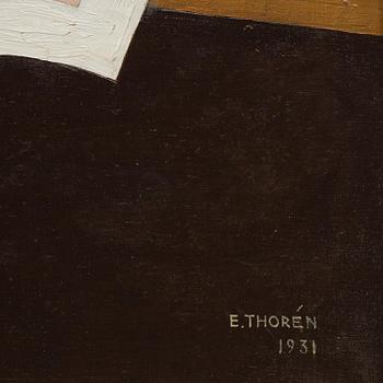 Esaias Thorén, "Huvud och blad (plan)".