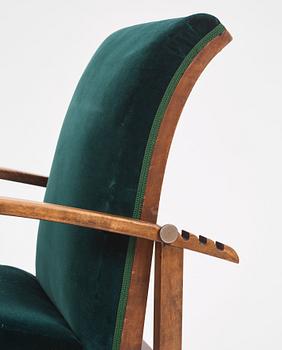 Axel Larsson, likely, a pair of armchairs, Svenska Möbelfabrikerna, Bodafors ca. 1930.