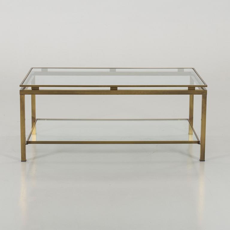 A TOP GLASS COFFEE TABLE. SECOND HALF OF 20TH CENTURY.