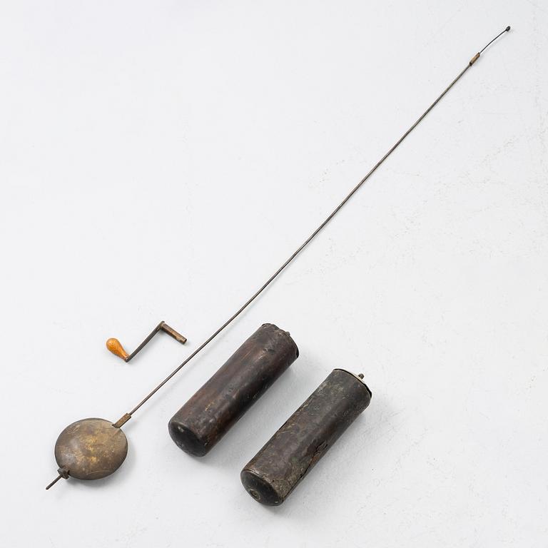 Longcase clock, Jonas Barber, Ratclif Cross, London, 18th century.