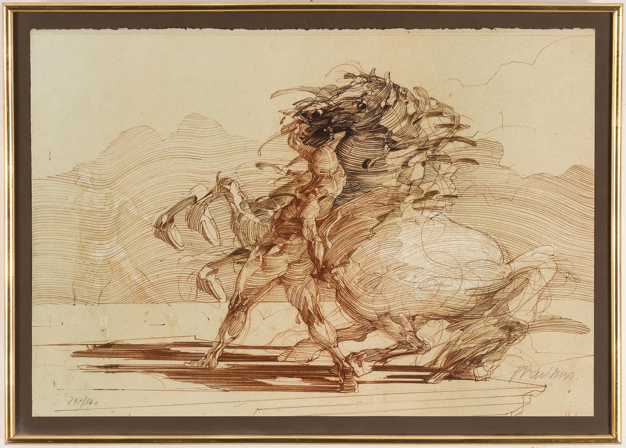 CLAUDE WEISBUCH; lithograph, signed and numbered 297/360.