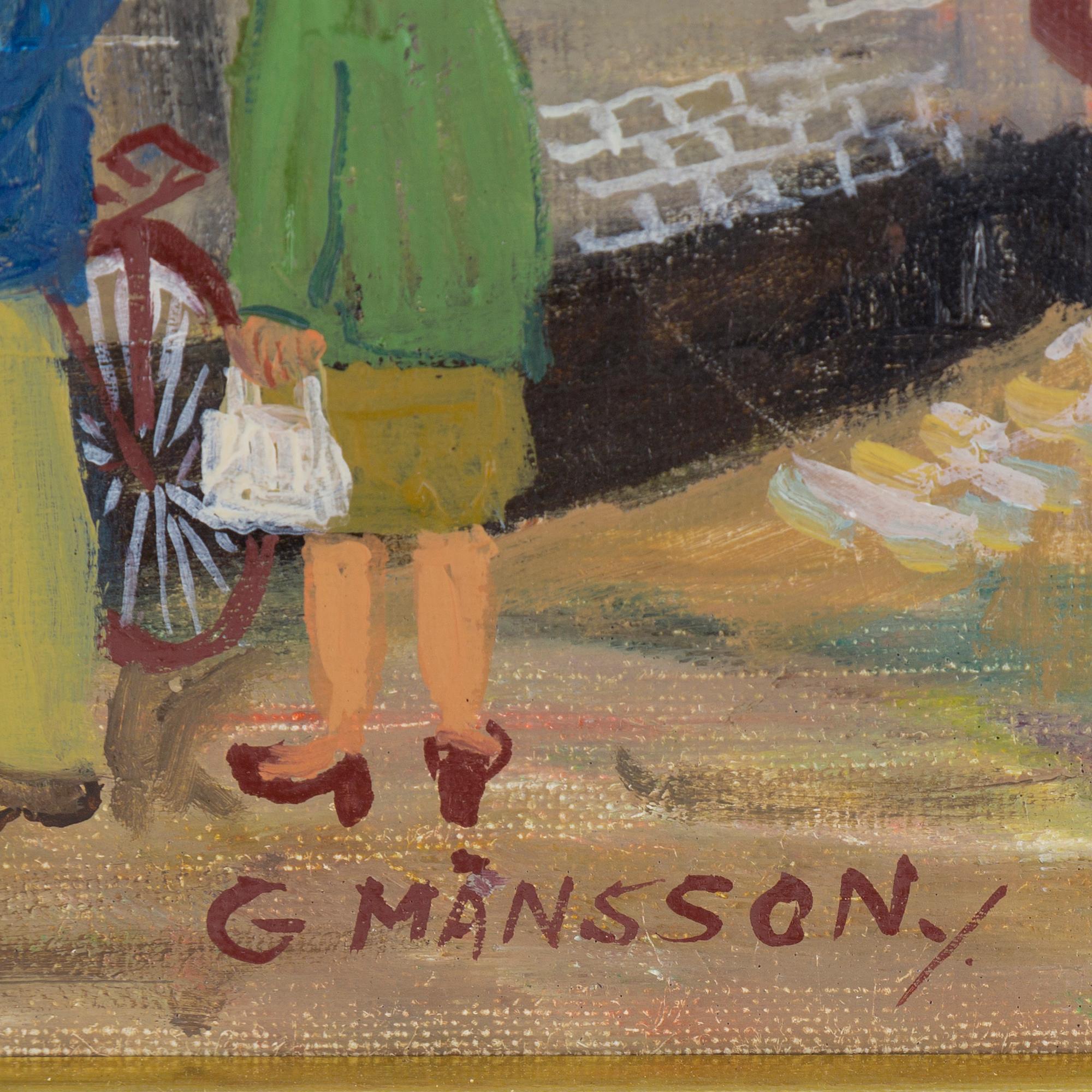 GÖSTA MÅNSSON, olja på duk, signerad.