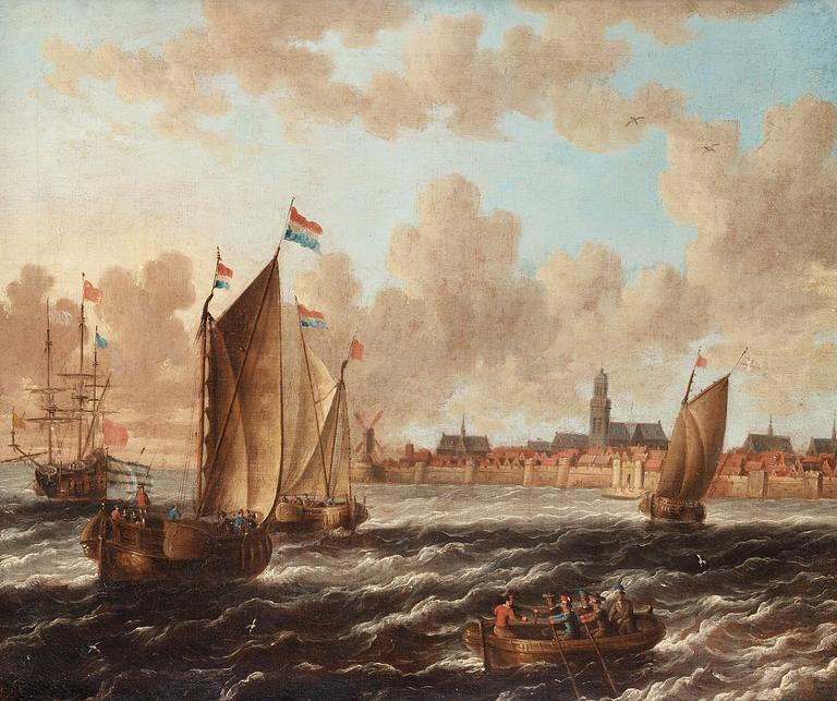 JACOBUS STORCK, Uppfodrad duk. Ej sign.