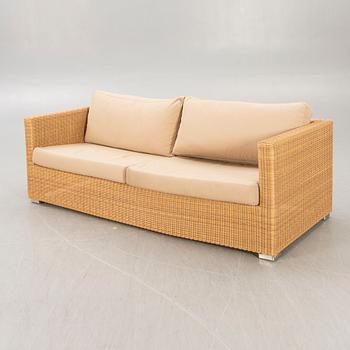 A Chester sofa by Cane Line artificial cane 21st century sofa.