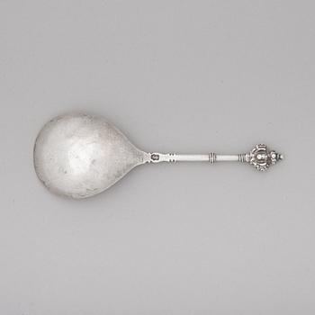 A Swedish silver spoon, unidentified mark c. 1600.