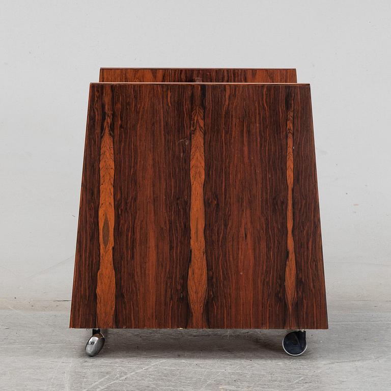 Rolf Hesland, a rosewood newspaper stand, Mellemstrands Trevareindustri, Bruksbo, Norway, 1960's/70's.