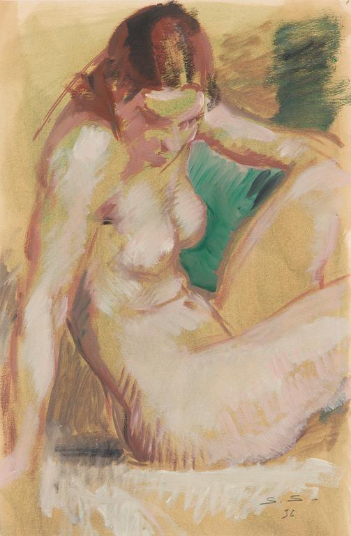 Santeri Salokivi, Nakenmodell.