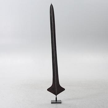 A 'Sword currency' blade, Topoke or nearby, Congo, 19th /20th century.