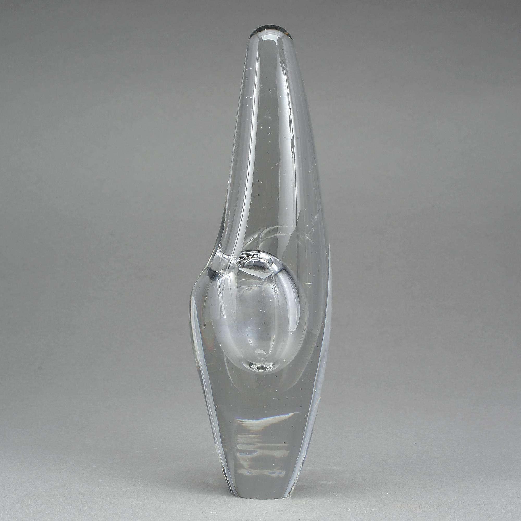VAS, glas, "Orkidea", Timo Sarpaneva, Iittala, 1955.