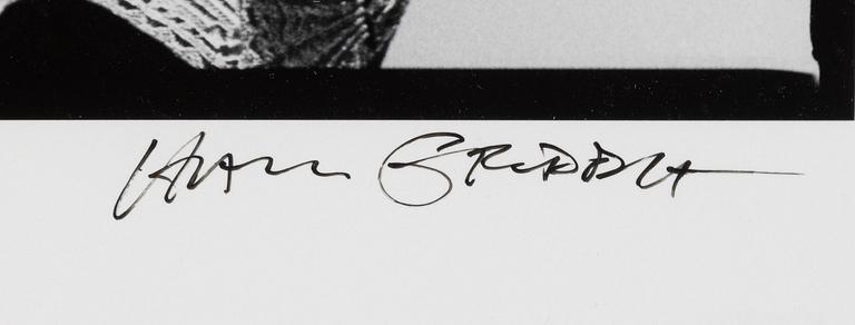 Hans Gedda, pigment print signerad och numrerad 8/100.