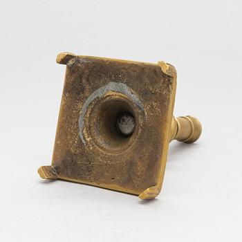 A late 17th century Spanish candlestick.