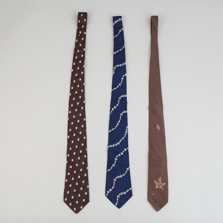 Chanel, slipsar, 3 st.