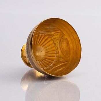 Zarf or possibly an egg cup, 8K gold, probably Ottoman 19th century.
