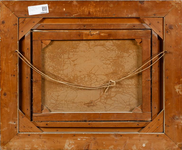 OKÄND KONSTNÄR, olja på duk, signerad L Folta, 1800-/1900-tal.