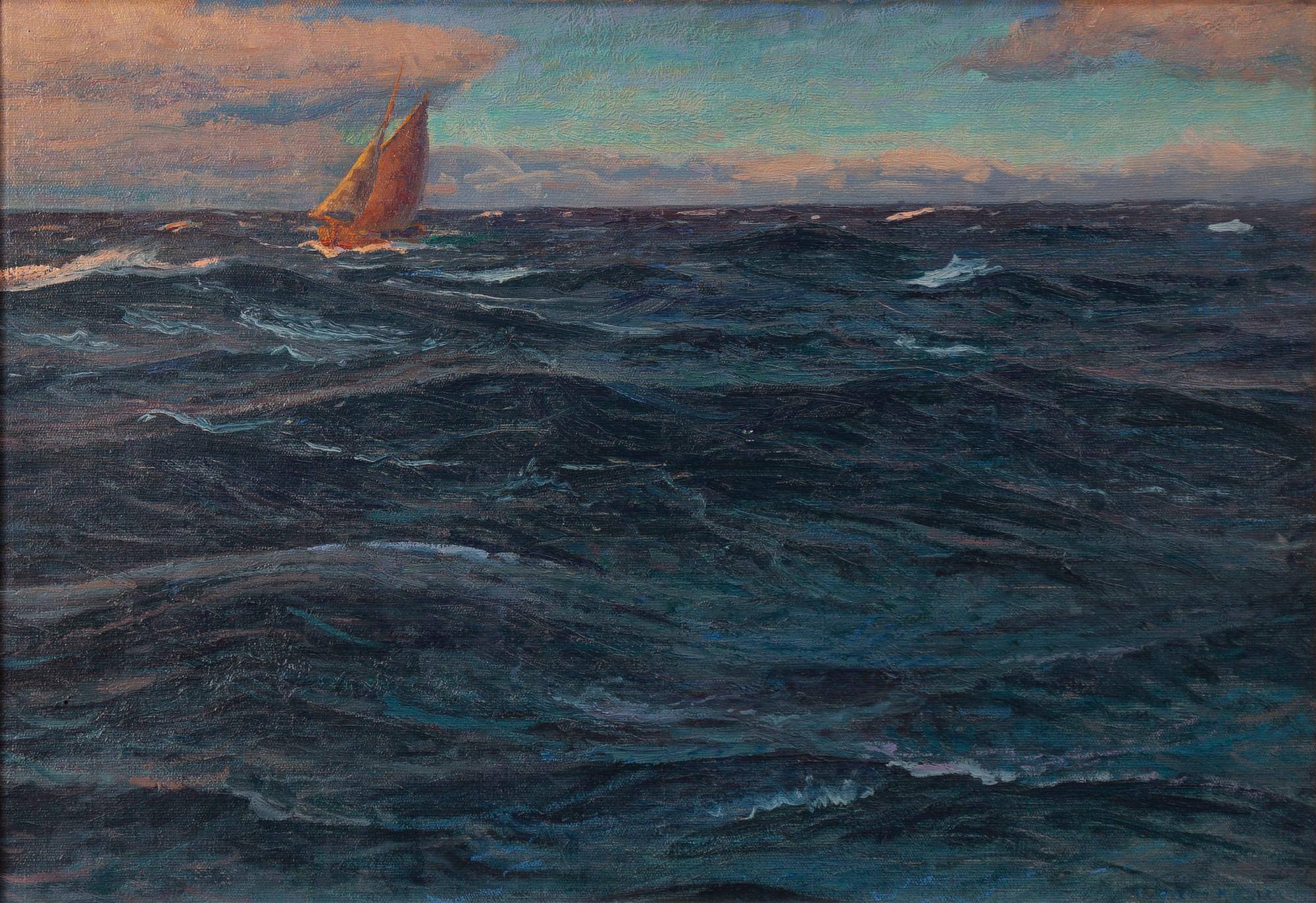 Oscar Hullgren, "På öppet haf".