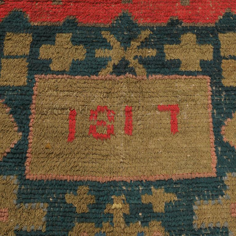 A wedding cover, dated 1817, 200 x 145 cm.