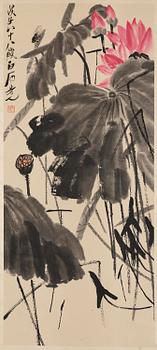 Qi Baishi, after, Lotus, 20th century.