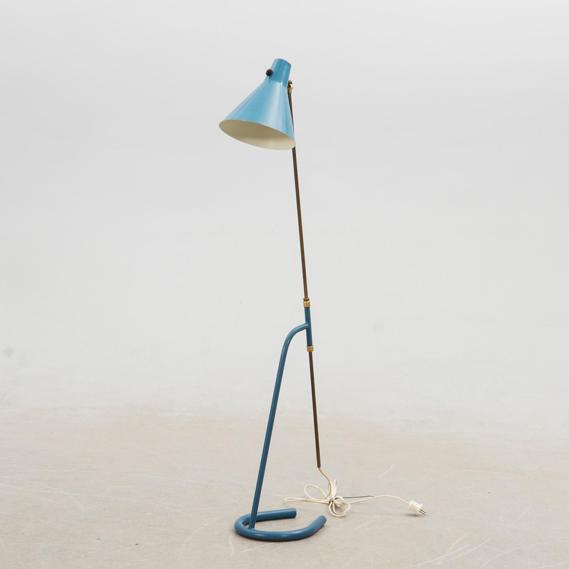 Malmö Armaturfabrik, likely, floor lamp, Swedish Modern, mid-20th century, Sweden.