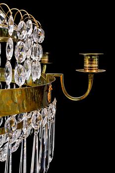 LJUSKRONA, sengustaviansk, omkring år 1800. Höjd 90 cm.