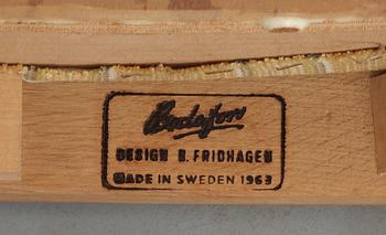 STOLAR, 4 st, Bertil Fridhagen Bodafors 1963.